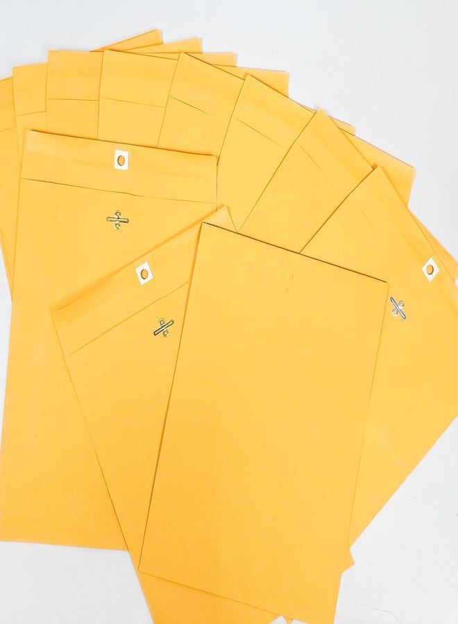Jolbndcv 9” x 12” Clasp Envelopes with Gummed Seal Brown Pack of 30 - Image 5