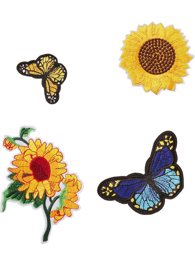 NIBEMINENT 36-Piece Iron Sew Mixed Embroidery Cloth Stickers Multicolour - Image 5