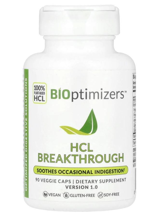 BiOptimizers HCL Breakthrough 90 Veggie Caps
