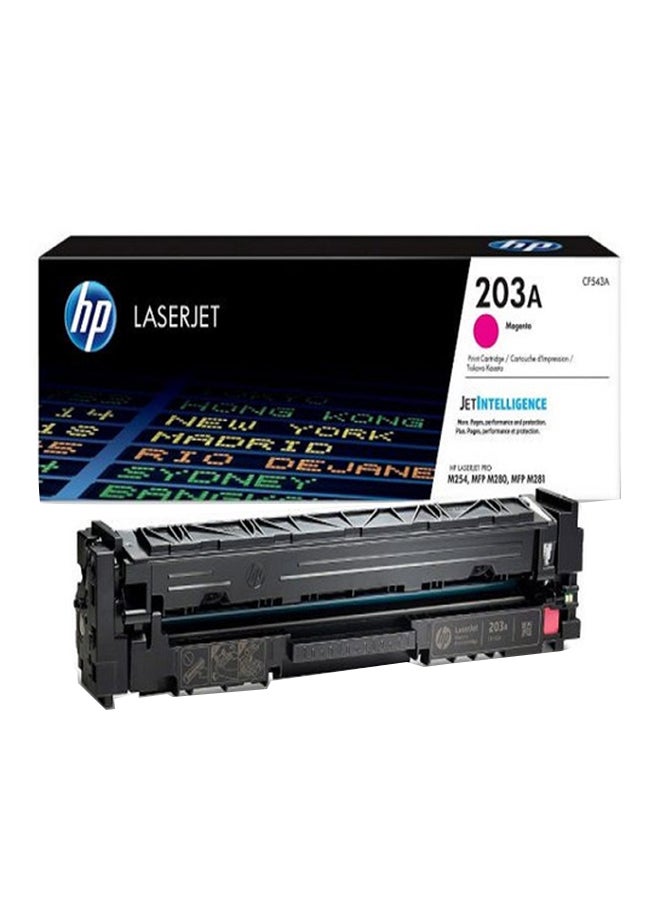 HP خرطوشة مسحوق حبر 203A أصلية للطابعة ليزر جيت أرجواني - Image 1