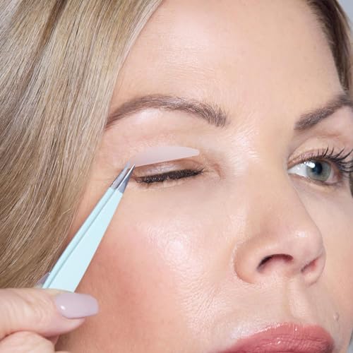 Contours Rx Precision Tweezers – Needle Nose Stainless Steel Tweezer for Lids by Design Placement, Eyebrow Grooming & Lash Application – TSA-Approved, 3" 4" Combo Pack - Image 2