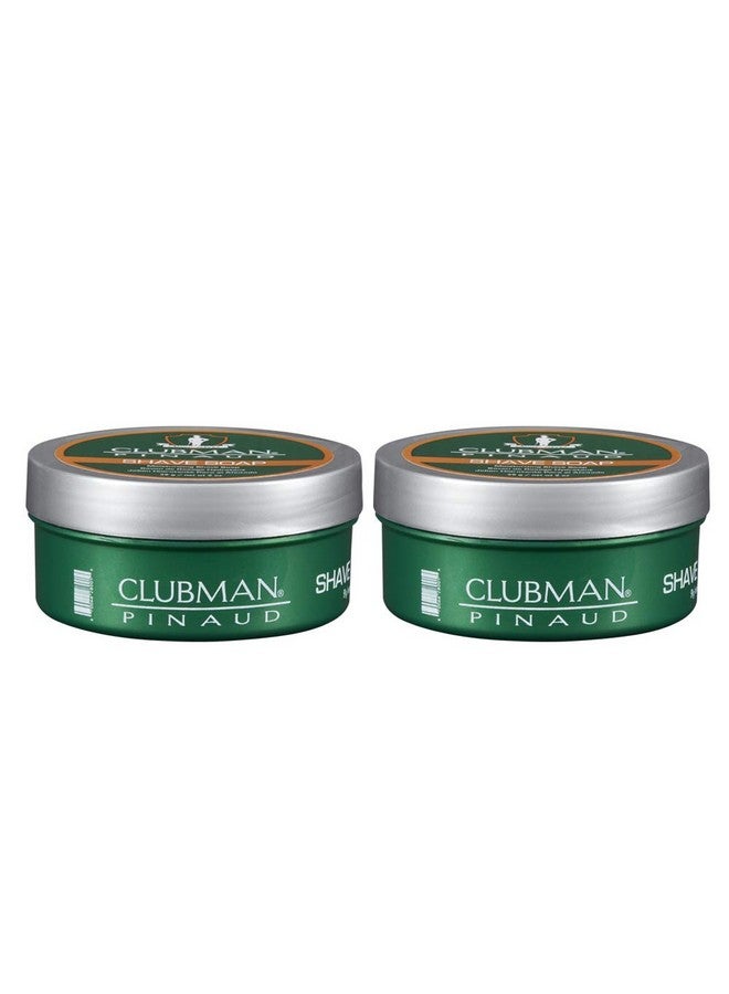 Clubman Pinaud Shave Soap For Men, 2Oz X 2 Pack