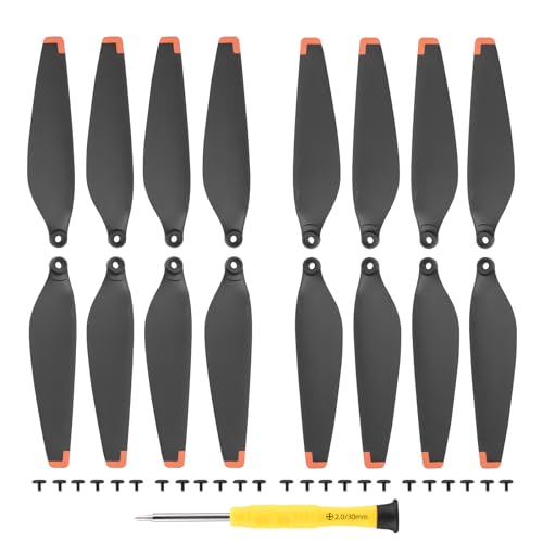 HeiyRC 16Pcs Mini 4 ProMini 3 Pro PropellersFor DJI Mini 4 ProMini 3 Pro Accessories QuickRelease Replacement Blades Props Wings Not compatible with DJI Mini 3 - Image 1