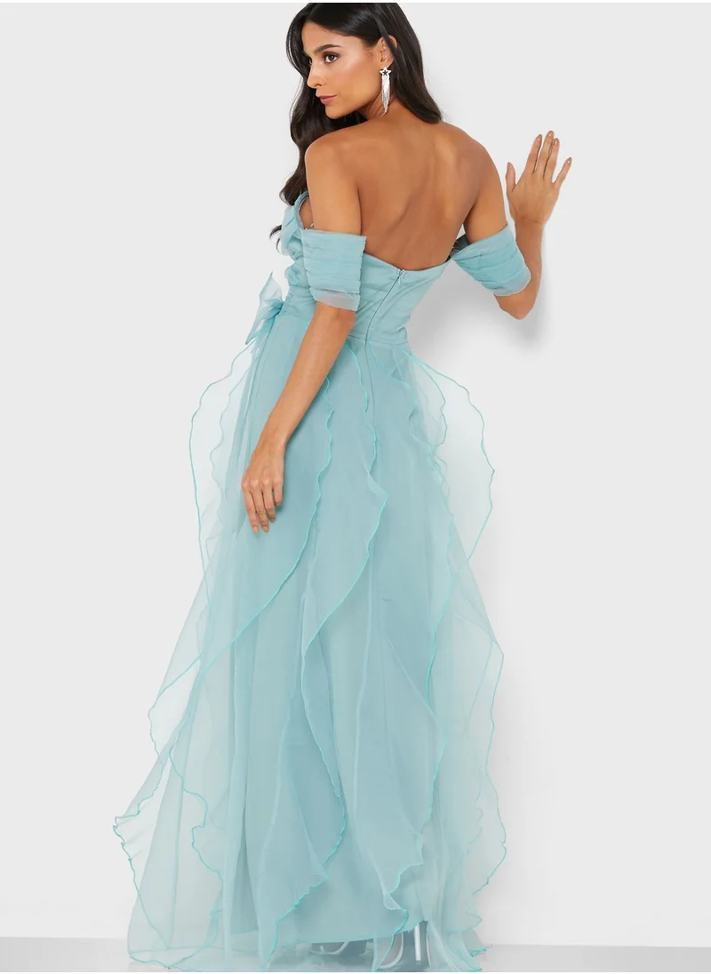 Ella Limited Edition Off-Shoulder Ruffled Dress