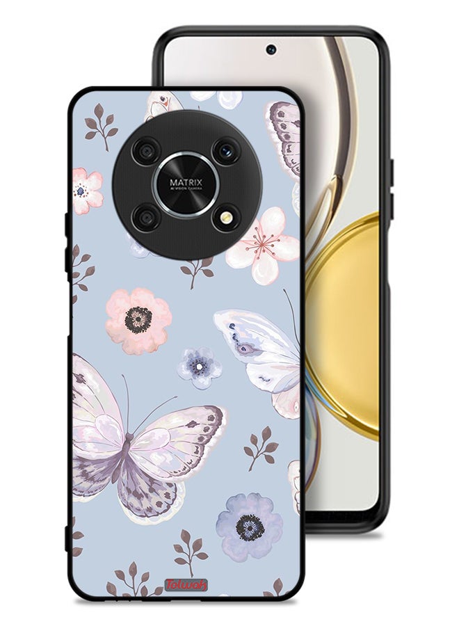 Tolwak Honor X30 5G Protective Case Cover Butterflies And Flowers - Image 1