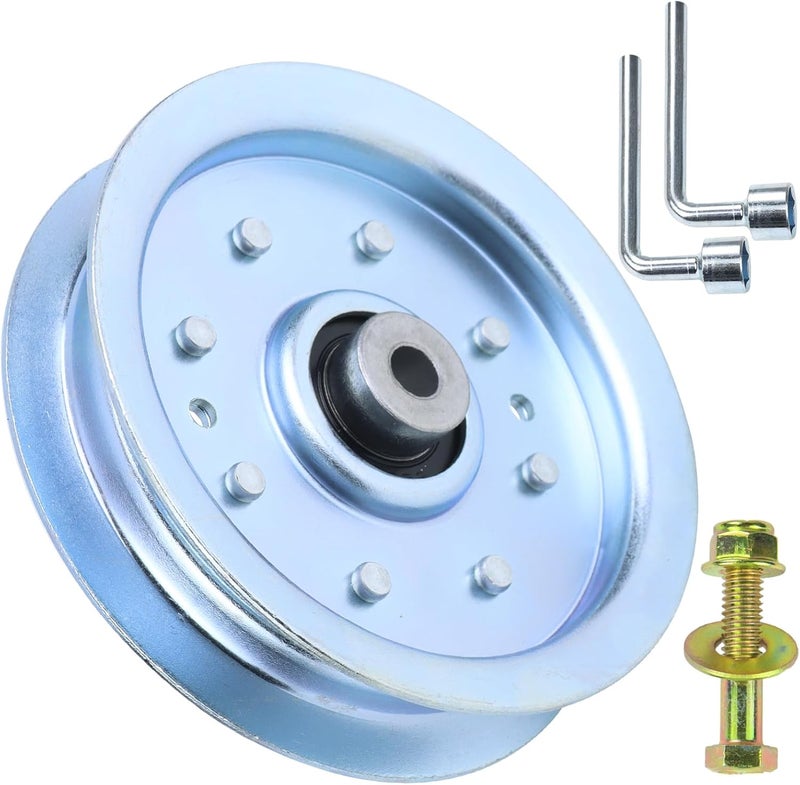 POSFLAG 753-08171 Idler Pulley Kit Replaces Cub Cadet 756-04129B Idler Pulley 756-04129B, Idler Pulley 753-08171, 75308171, 756-04129, 956-04129, 753 08171, 753-08068 for Cub Cadet RZT50 LTX1040 Decks - Image 1