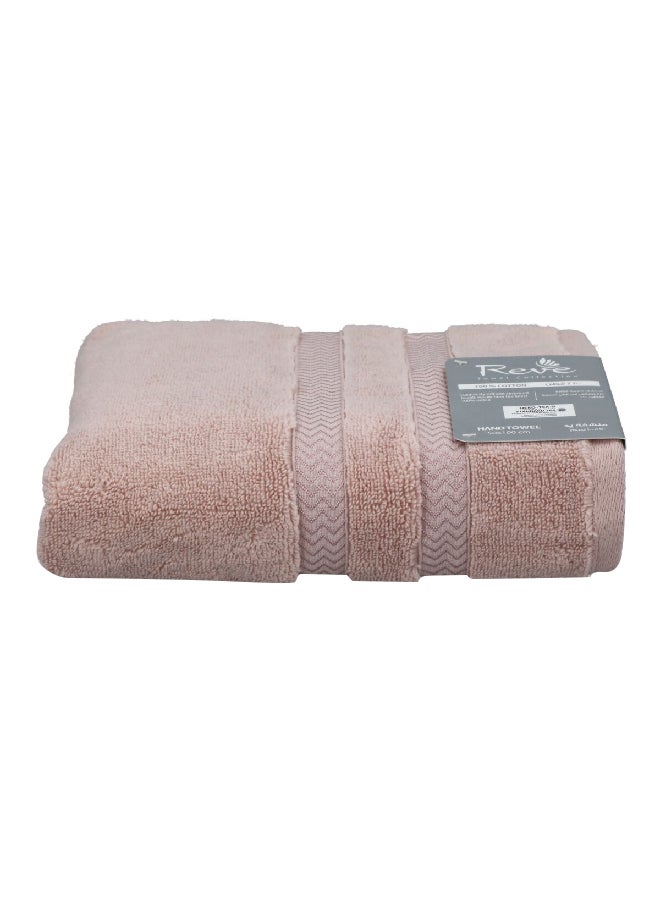 REVE Lucaluca Luxurious Cotton Highly Absorbent Hand Towel Pink 50 x 100 cm  - Image 1