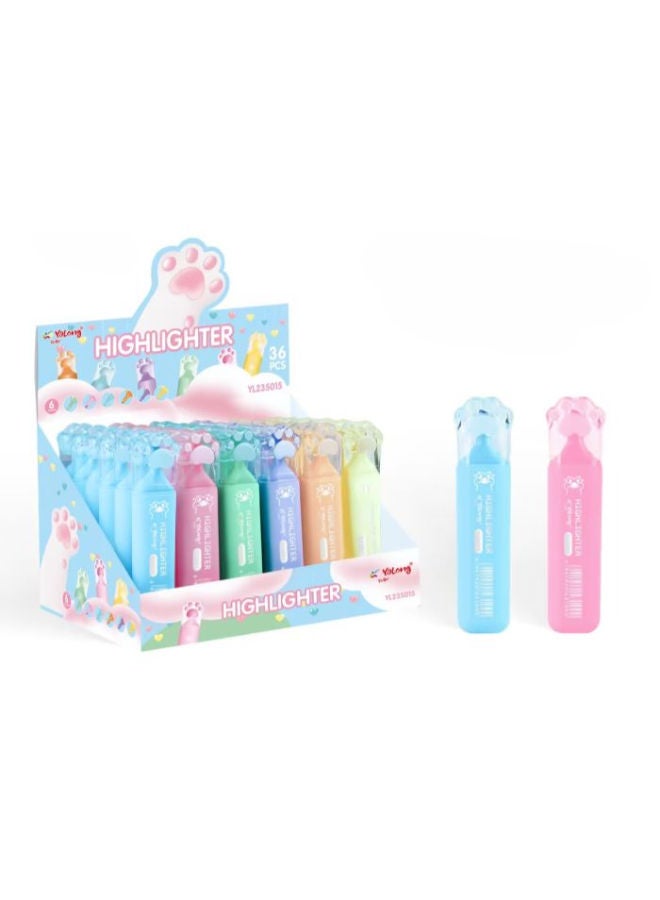 Highlighter|6 Colors (6 Pcs - Color May Vary)