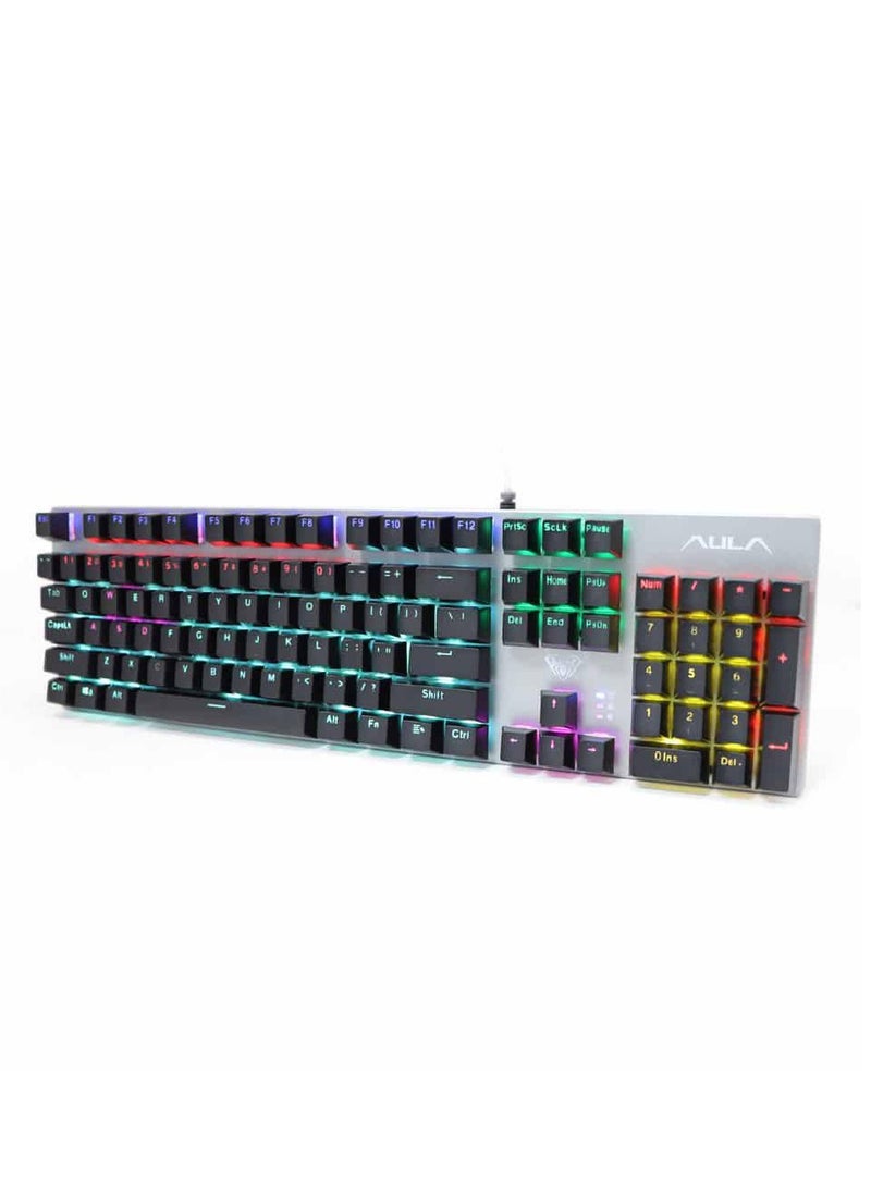 AULA T400 (F2008) gaming RGB mechanical keyboard blue switch  - Image 2