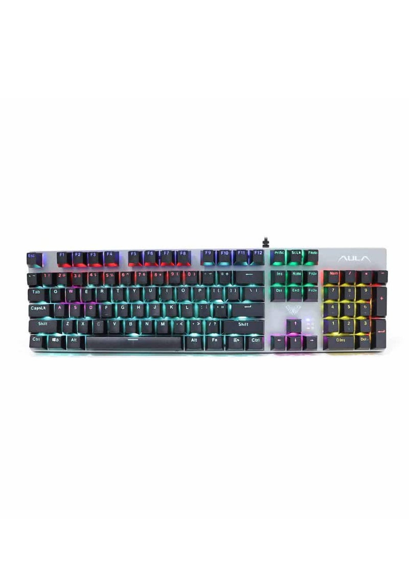 AULA T400 (F2008) gaming RGB mechanical keyboard blue switch  - Image 5
