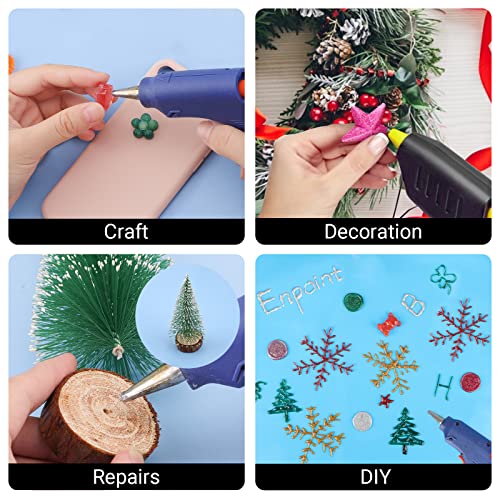 ENPOINT Black Hot Glue Sticks Mini, 7x200mm Long Hot Melt Glue Sticks for Craft, 36 Pack Small Size Fabric Adhesive Glue Sticks for DIY, Decoration, Car Dent Repair, Gluing Project - Image 4