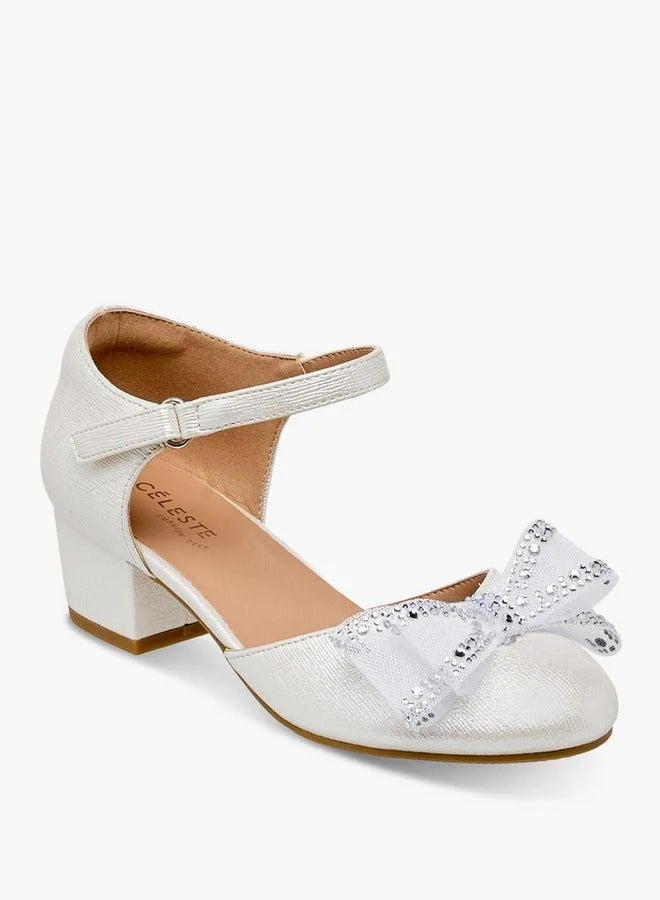 Celeste Girls Block Heel Sandals Ramadan Collection