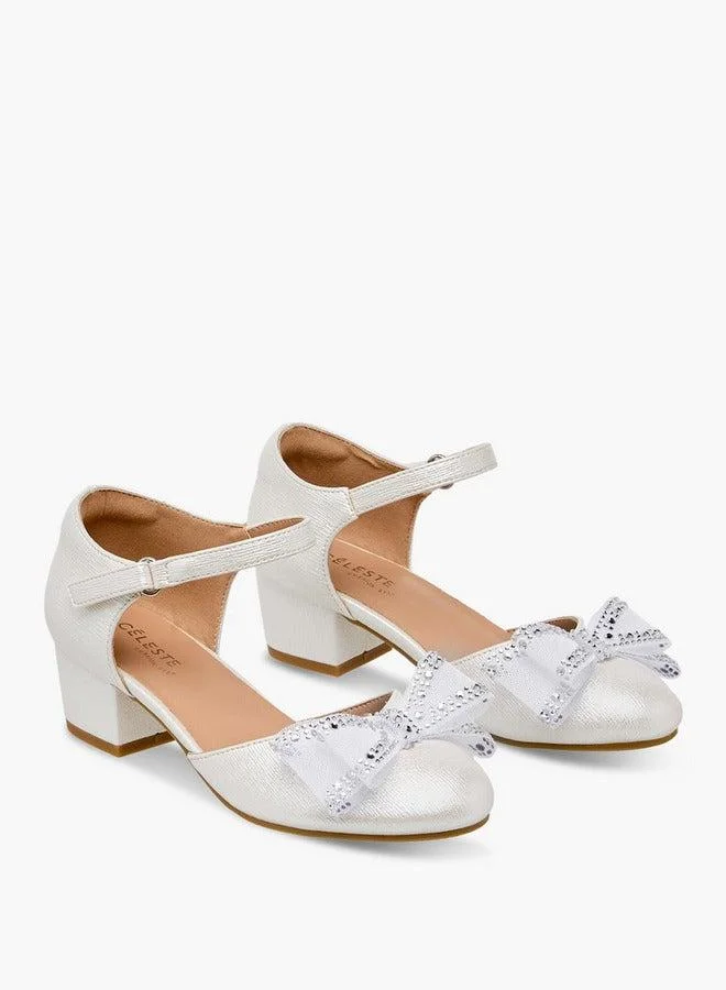 Celeste Girls Block Heel Sandals Ramadan Collection