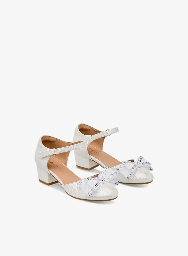 Celeste Girls Block Heel Sandals Ramadan Collection