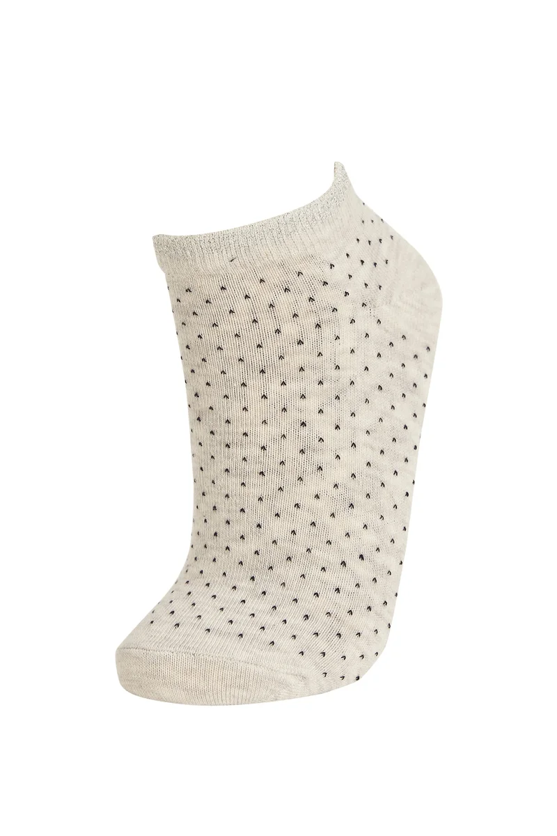Defacto  Patterned Booties Socks 3 Pack  | Best Price UAE