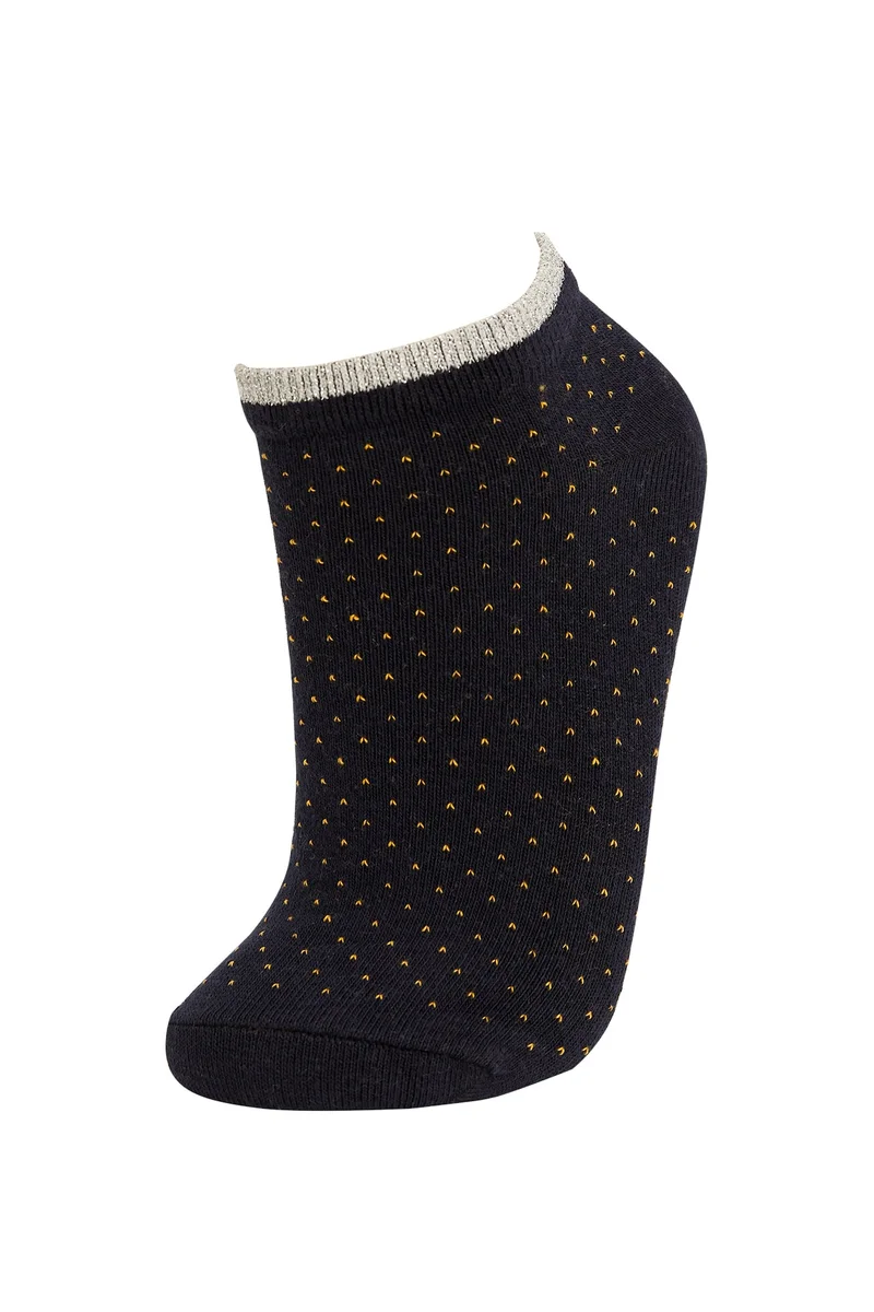Defacto  Patterned Booties Socks 3 Pack  | Best Price UAE