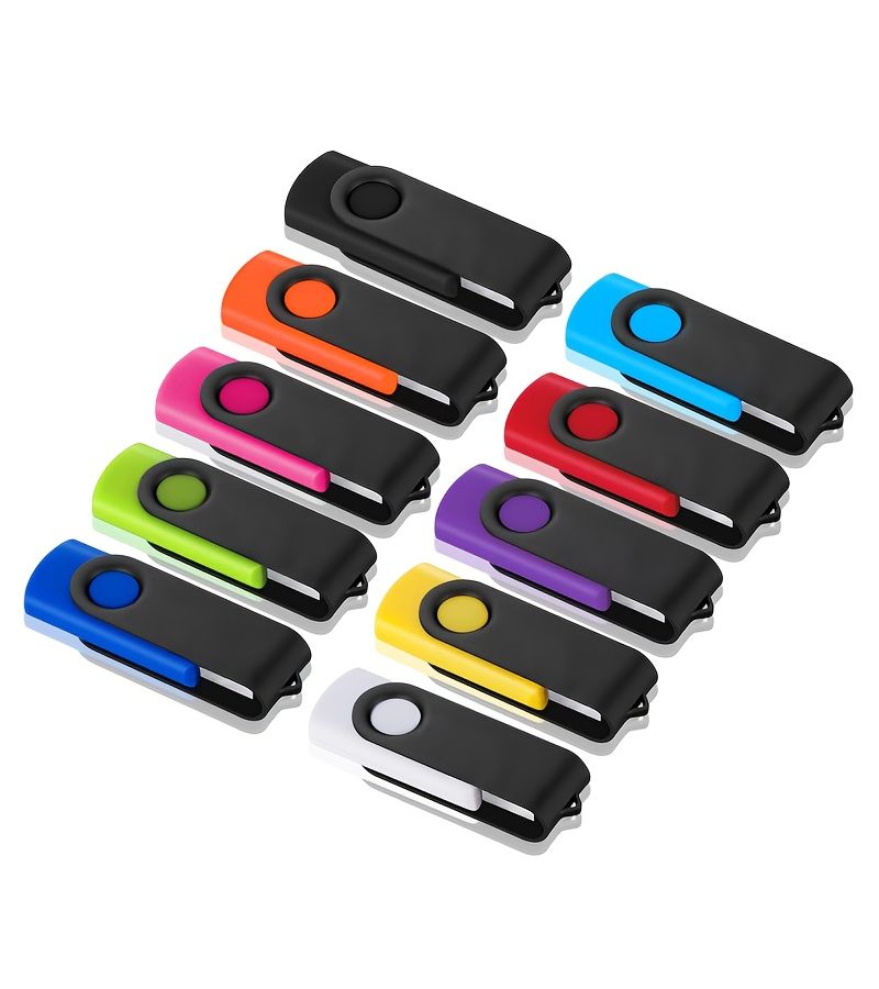 أقراص فلاش دوارة USB 2.0 بسعة 4 جيجابايت عالية السرعة للتخزين لأجهزة الكمبيوتر المحمول والمكتبي، هدية تجارية - Image 1