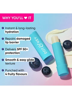 Dot & Key Dot & Key Barrier Repair Hydrating Lip Balm SPF 50 | Blueberry Bliss | Repairs Damaged Lip Barrier | Non Tinted | 4.5 gm  - Image 3