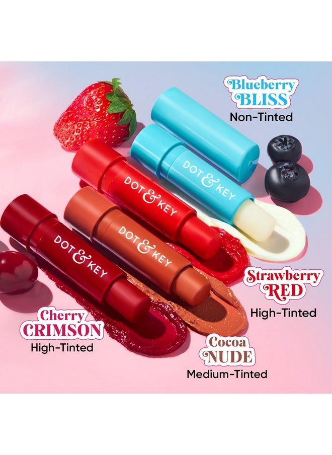 Dot & Key Dot & Key Barrier Repair Hydrating Lip Balm SPF 50 | Blueberry Bliss | Repairs Damaged Lip Barrier | Non Tinted | 4.5 gm  - Image 5