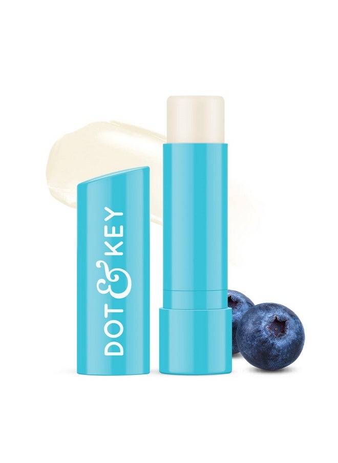 Dot & Key Dot & Key Barrier Repair Hydrating Lip Balm SPF 50 | Blueberry Bliss | Repairs Damaged Lip Barrier | Non Tinted | 4.5 gm  - Image 1