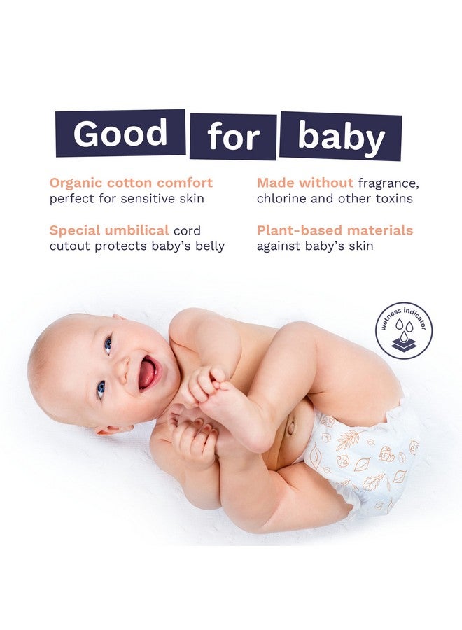 Pura Size 1 Ecofriendly Diapers (411Lbs) Hypoallergenic Soft Organic Cotton Comfort Sustainable Wetness Indicator Allergy Uk Certified. Newborn 1 Pack Of 32 Baby Diapers - Image 2
