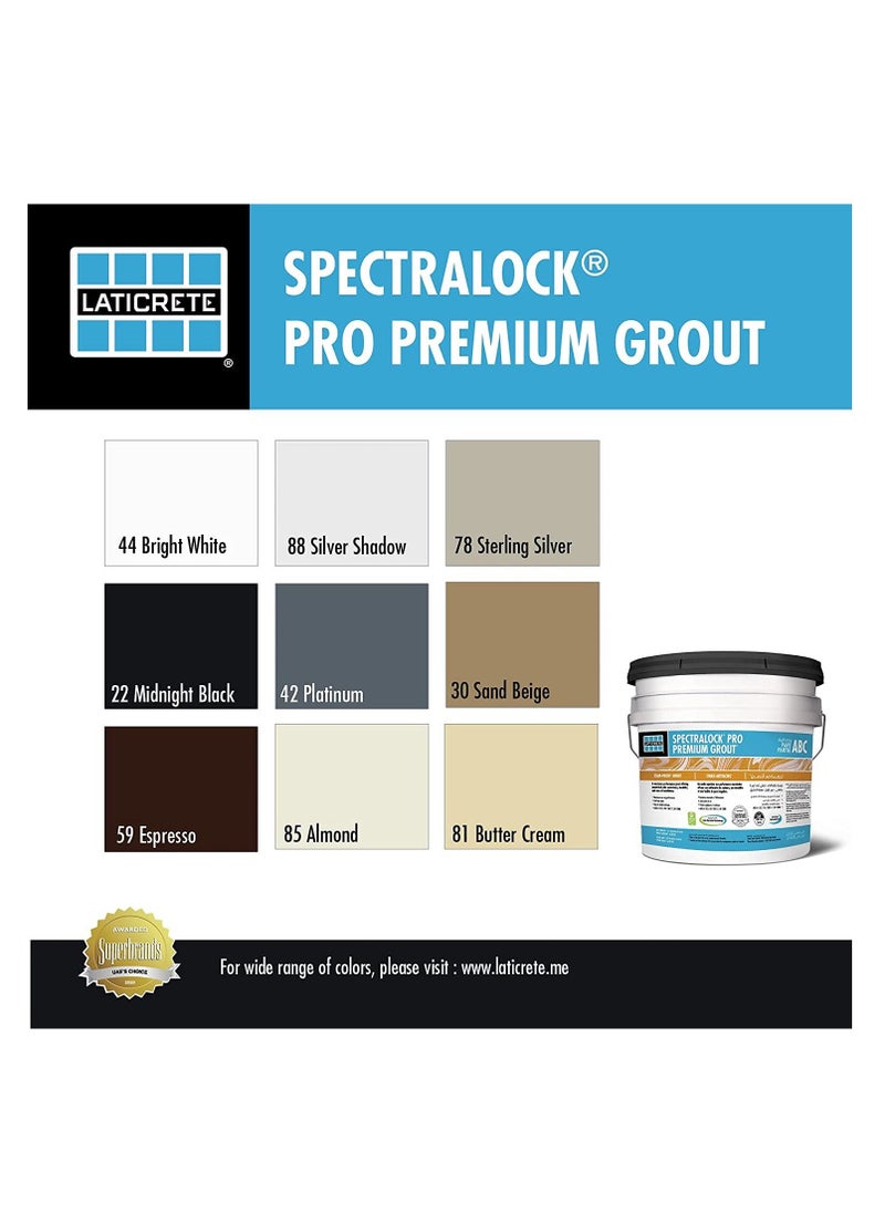 LATICRETE SPECTRALOCK Pro Premium Grout Epoxy grout 78 Sterling Silver  - Image 3