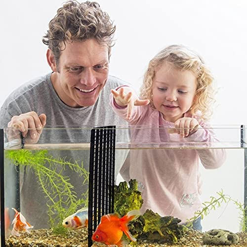 VAYINATO PetzLifeworld Black (4 Pcs Egg Crate & 4 Pcs Divider Clip) Aquarium Divider Grid Divider Tray Egg Crate Aquarium Fish Tank Filter Bottom Isolation Board - Image 3