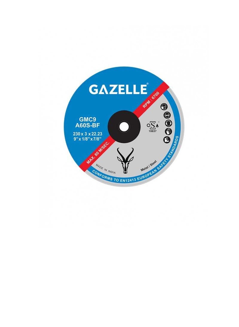 Gazelle Metal/Steel Cutting Disc 9"  - Image 1