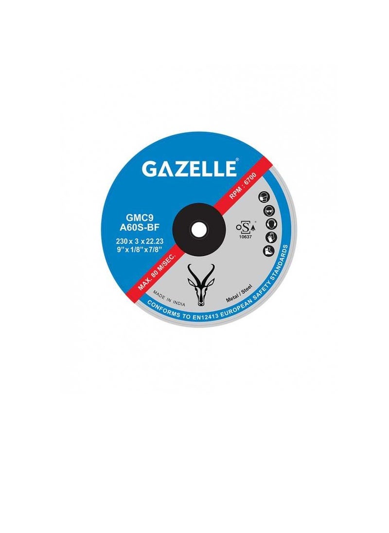 Gazelle Metal/Steel Cutting Disc 9"  - Image 2