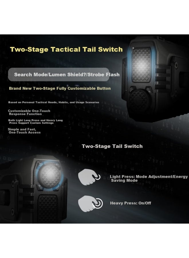 Nitecore Edc37 Outdoor Self-defense Portable High-intensity Flashlight Rechargeable Long Battery Life - Image 2