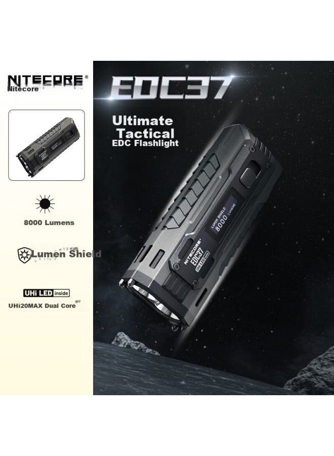 Nitecore Edc37 Outdoor Self-defense Portable High-intensity Flashlight Rechargeable Long Battery Life - Image 1