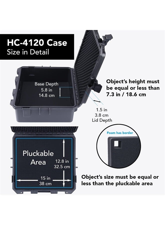 Lykus HC-5230 Large Waterproof Hard Case with Wheels and Customizable Foam, Interior Size 20.5x14.2x13.6 inch, Suitable for cameras, lenses, electronic equipment and more - Image 3