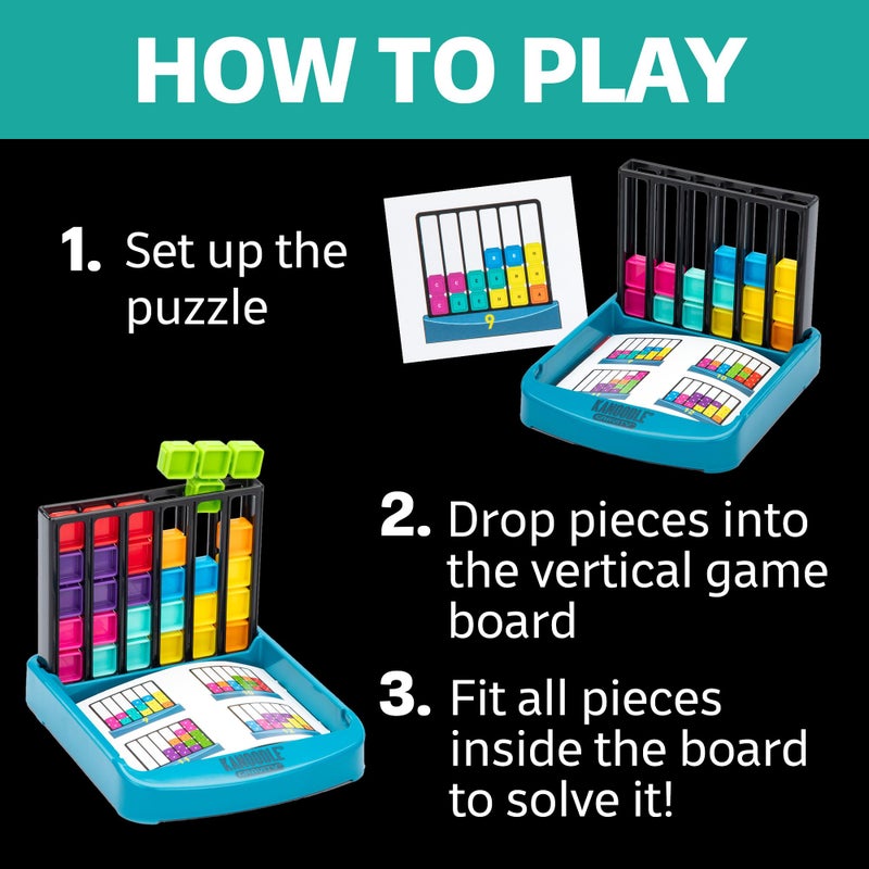 Educational Insights Kanoodle Gravity - 3D Brain Teaser Puzzles, Single Player Brain Game, Fun Travel Games for Kids, Challenging Logic Puzzle Games and Gifts for Kids, Teens & Adults Ages 7+ - Image 5