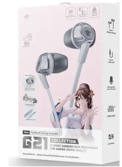 New Plextone G21 Lightweight Gaming Headset with Microphone and Immersive In-Game Sound White