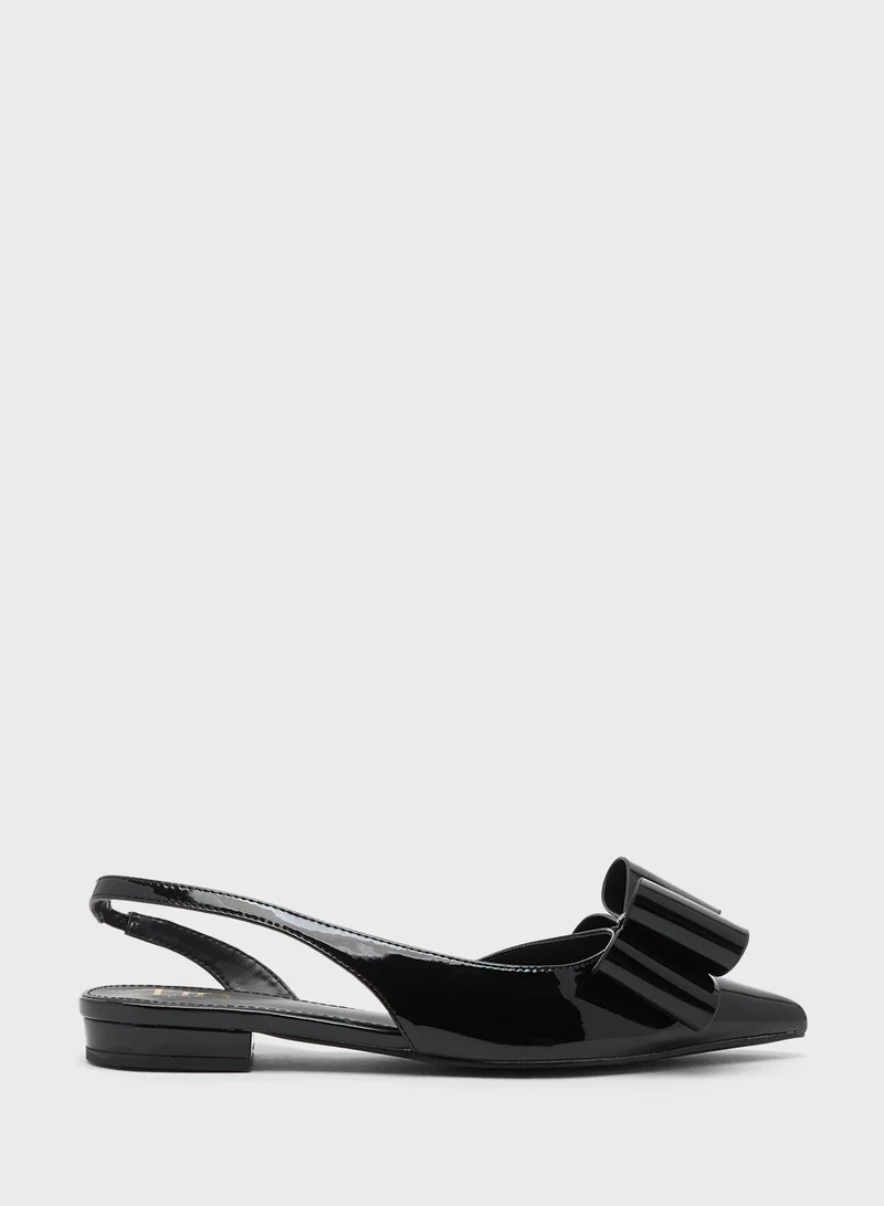 ELLA Slingback Ballerina With Bow
