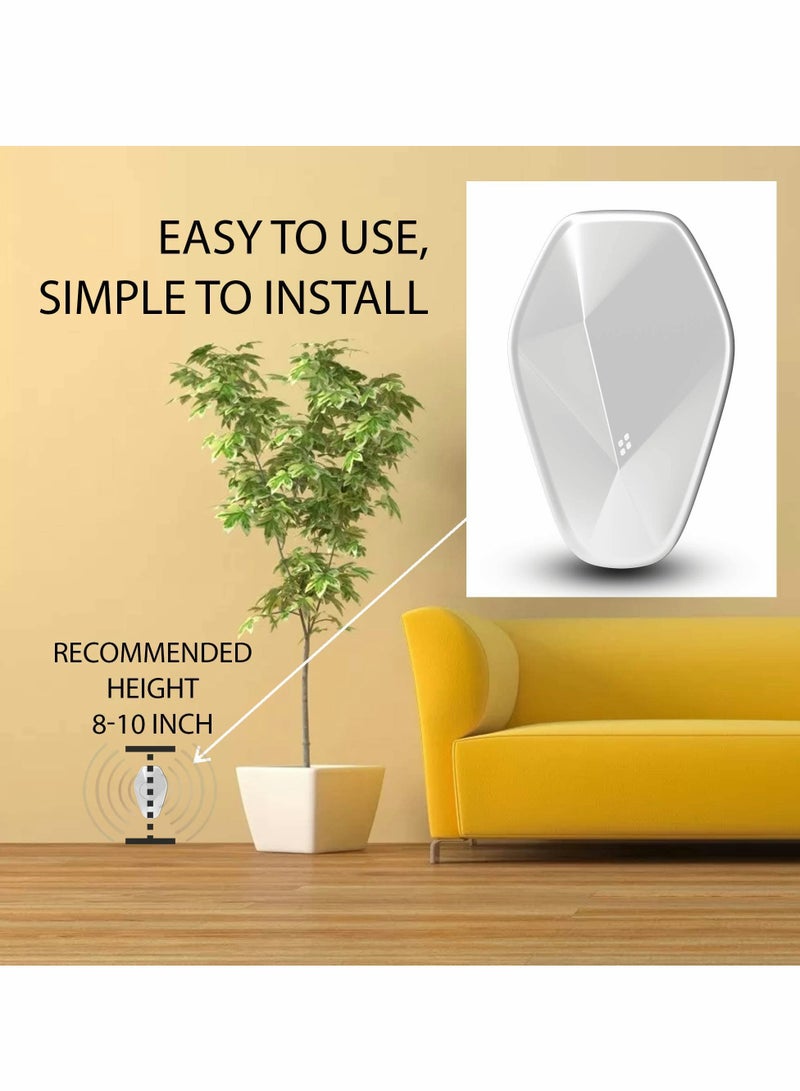 KASTWAVE طارد البعوض، طارد آفات بالموجات فوق الصوتية، للحشرات، مكافحة آفات داخلية - Image 5