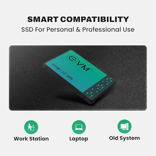 EVM 512GB 2.5 Inch SATA III Internal SSD | Up to 550MB/s Read 500MB/s Write | High Speed Storage for Laptop Desktop | 5 Year Warranty (EVM25/512GB) - Image 5
