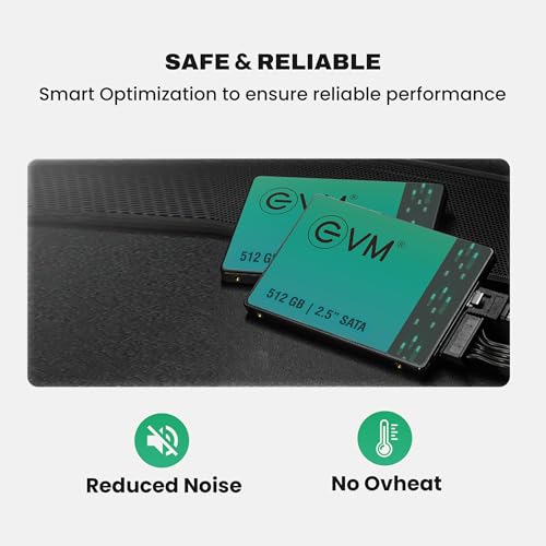 EVM 512GB 2.5 Inch SATA III Internal SSD | Up to 550MB/s Read 500MB/s Write | High Speed Storage for Laptop Desktop | 5 Year Warranty (EVM25/512GB) - Image 4