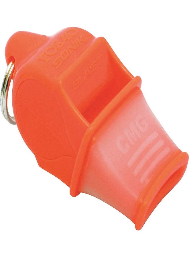 Fox 40 Sonik Blast CMG Pealess Safety Whistle, 120+ dB, Orange - 9203-0308 - Image 2