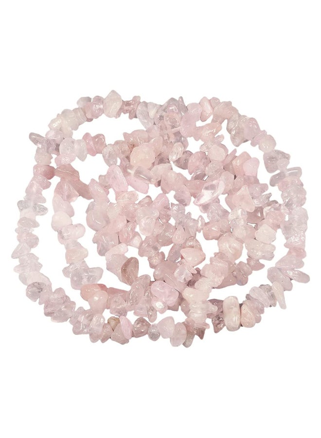 Chips Gemstone Loose Beads for Jewelry Making, Polishd Stone Beads Strands 33 inches, Rose Quartz - Image 4