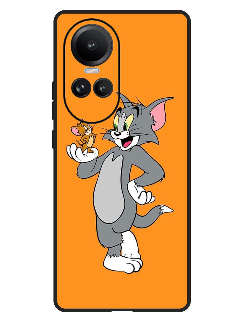 Theodor Protective Case Anti Scratch Shock Proof Bumper Cover For Oppo Reno 10/10 Pro Tom and Jerry (2)  - Image 1
