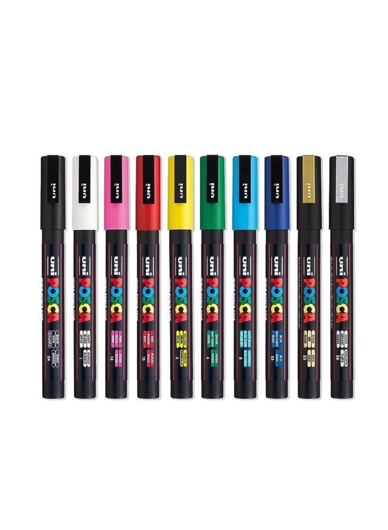 POSCA PC-3M 0.9-1.3MM 16COLOUR - Image 2