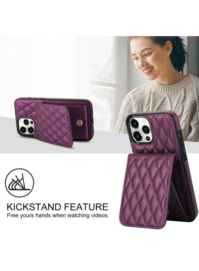 اس-توب حافظة هاتف iPhone 13 Pro Max YM015 حقيبة بطاقات كروس بودي معينة الشكل مزودة بخاصية تحديد الترددات الراديوية - Image 5