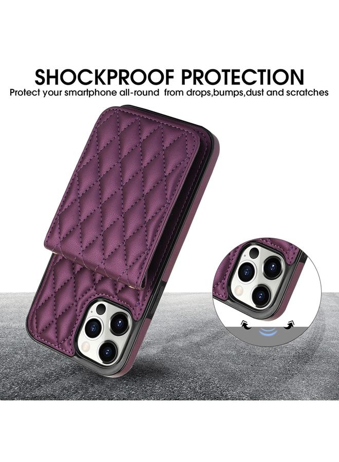 اس-توب حافظة هاتف iPhone 13 Pro Max YM015 حقيبة بطاقات كروس بودي معينة الشكل مزودة بخاصية تحديد الترددات الراديوية - Image 3