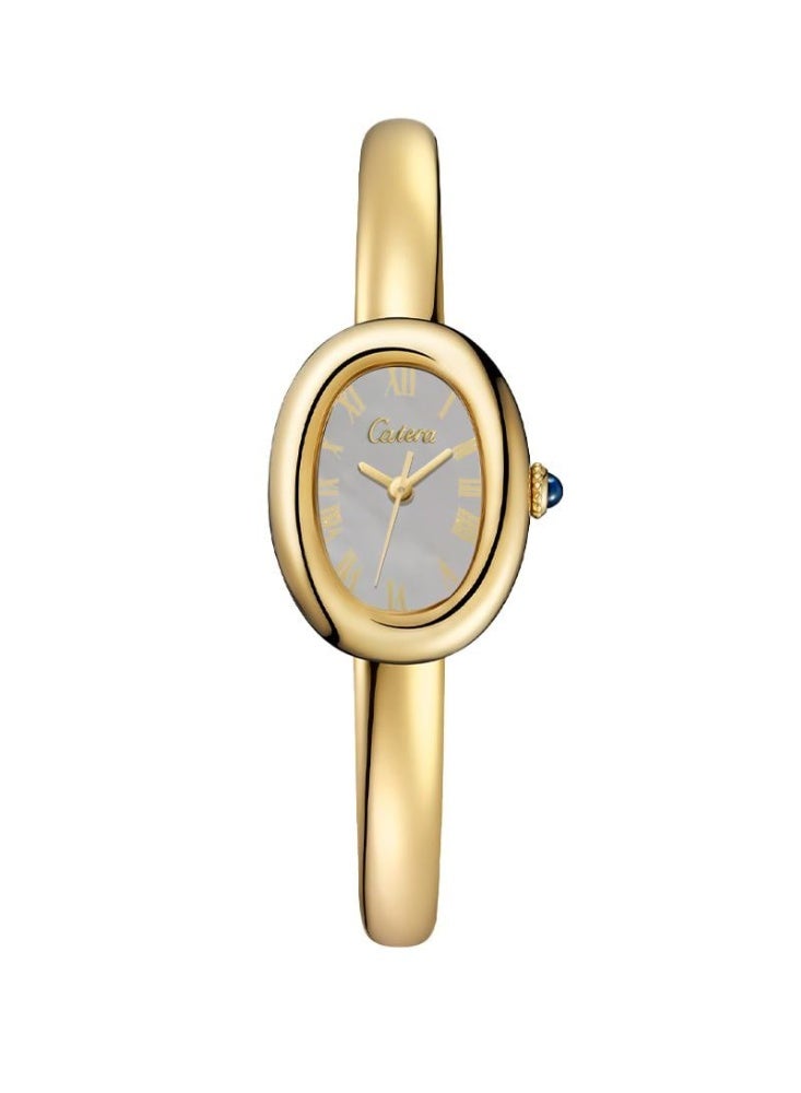 كاتيرا ساعة نسائية أنيقة بسير ستيل ضد الماء عصرية و حديثة وبجودة عالية - Image 1