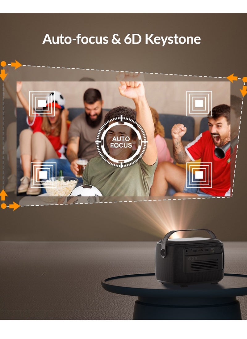 BYINTEK - BYINTEK R20 MAX Auto-focus Smart Portable Projector, Android Wireless Chargeable Projector, Support 4K, 300 Inch Picture, Support Arabic - Image 1