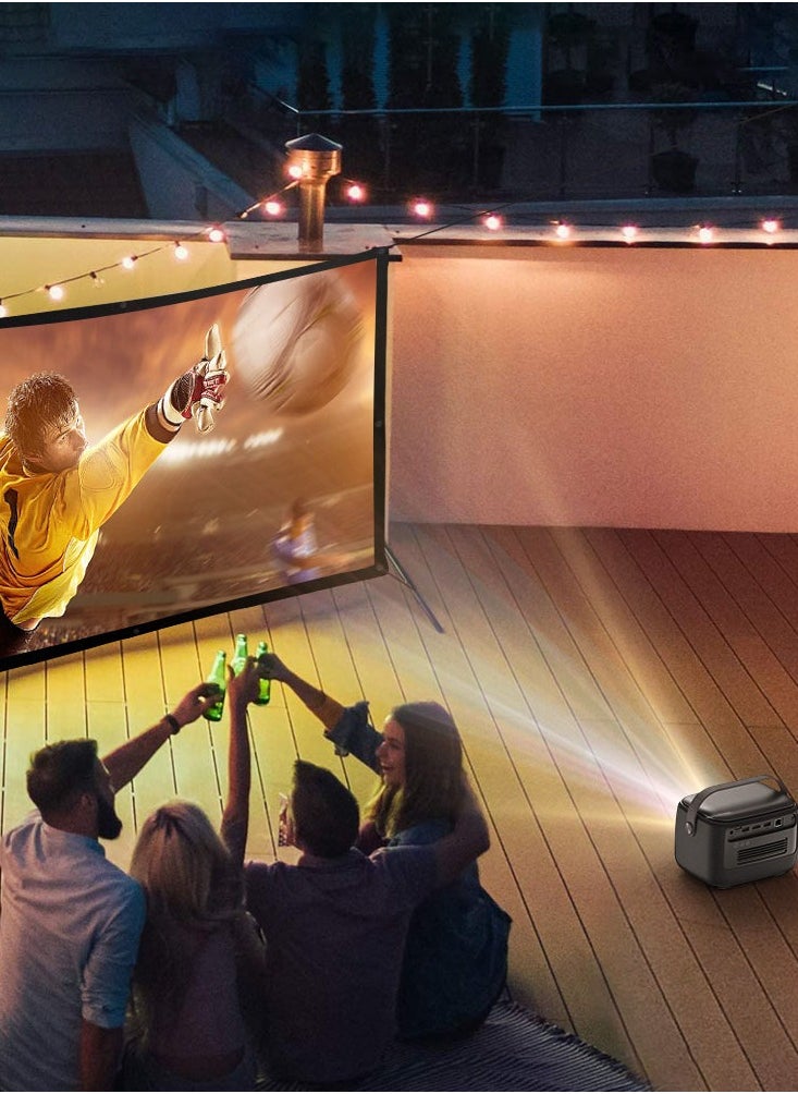BYINTEK - BYINTEK R20 MAX Auto-focus Smart Portable Projector, Android Wireless Chargeable Projector, Support 4K, 300 Inch Picture, Support Arabic - Image 1