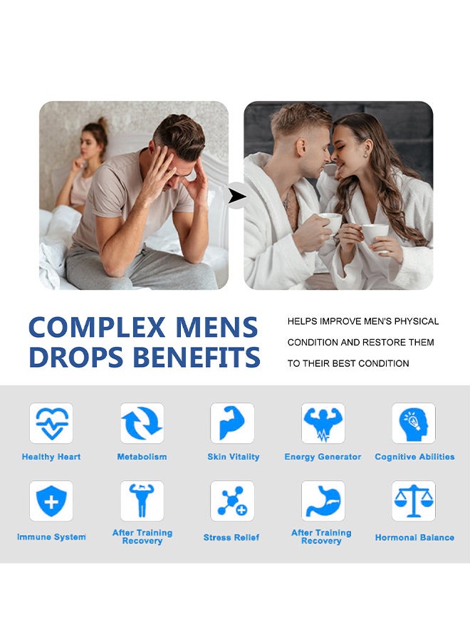 Googeer - Nexusbio Labs Complex Men's Drops, Body Oils, Body Serum For Mens External Use Suitable For Men's External Use Exercise Maintenance Essential Oil 30ML/1fl.Oz - Image 1