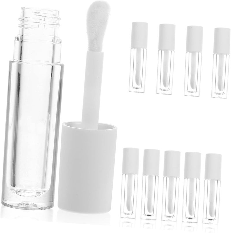 Healeved 10pcs Lip Balm Containers Refillable Lip Gloss Tubes for Cosmetics Material Liquid Blush - Image 1