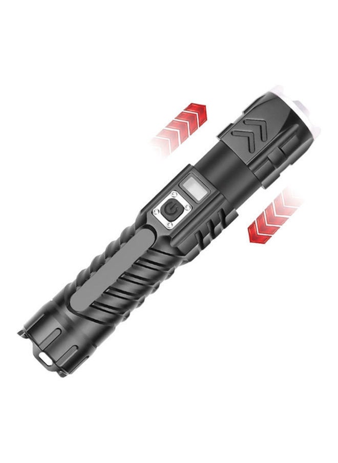 NIBEMINENT USB Charging Intelligent Display Flashlight Black 16x3.5x3.5cm  - Image 3